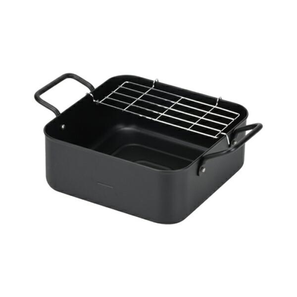 広く使えるスクエア天ぷら鍋20cm 揚げ鍋 揚げ物鍋 揚鍋 天婦羅鍋 両手フライ鍋 鍋 なべ 調理器...