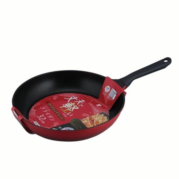 トレージュ フライパン32cm 焼き物 炒め物 キッチン おしゃれ 調理器具 軽量 アルミニウム合金...