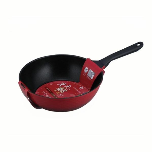 トレージュ いため鍋28cm 焼き物 炒め物 キッチン おしゃれ 調理器具 軽量 アルミニウム合金 ...