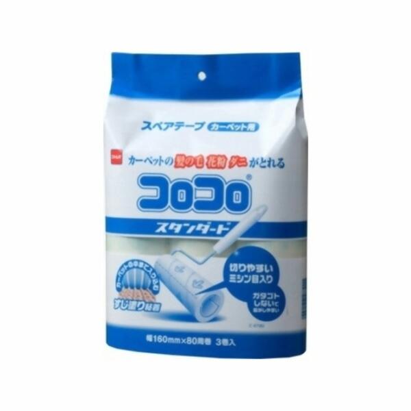 スペアテープスタンダード80 3巻入  粘着クリーナー コロコロ