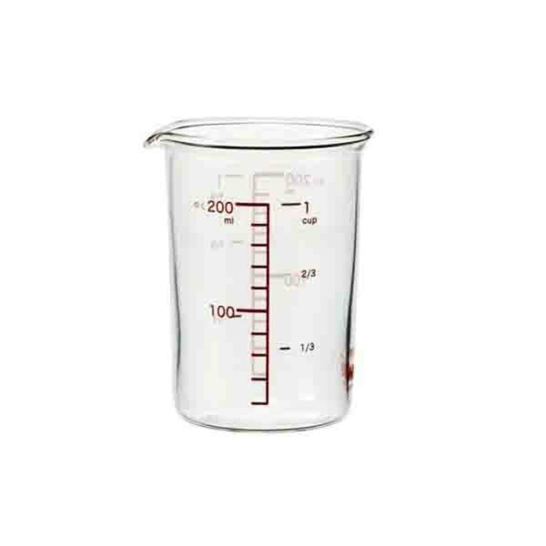 メジャーカップ（小） 200mL 耐熱ガラス 計量カップ 湯せん 電子レンジ