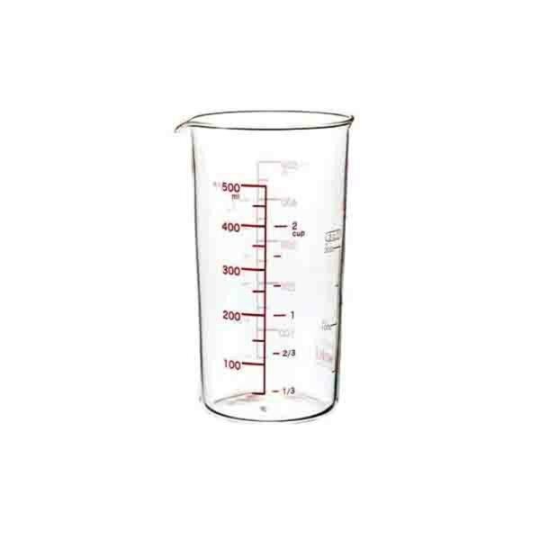 メジャーカップ（大） 500mL 耐熱ガラス 計量カップ 湯せん 電子レンジ