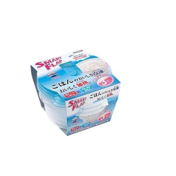 スマートフラップ丸型Ｓサイズ 3個組 保存容器 キャニスター
