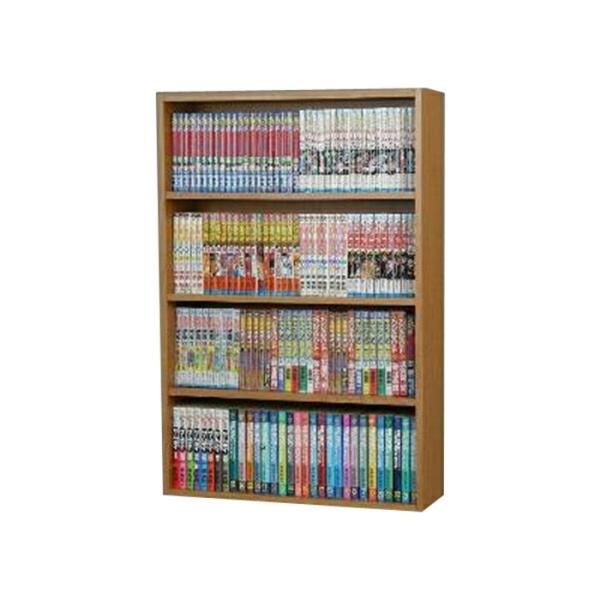 文庫本ラック Ｓ60 ブラウン 本棚 シンプル 薄型 スリム 省スペース コミックラック 収納棚