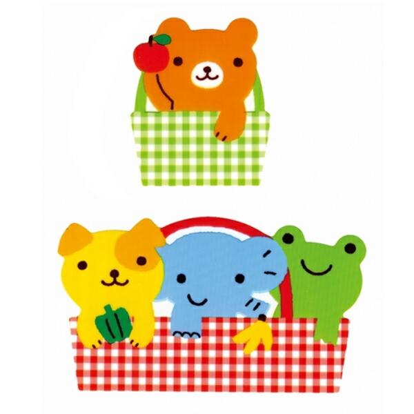 バランセットフレンズ 18枚入 お弁当バラン キャラ弁 デコ弁 装飾 お弁当グッズ 子供用 おかず仕...