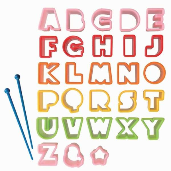 ＡＢＣ抜き型 28個入（ピック2本付） フードピック フルーツピック お弁当 飾り串 串 お弁当グッ...