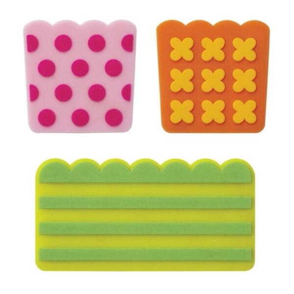 2色シリコンバラン 3枚入 お弁当バラン キャラ弁 デコ弁 装飾 お弁当グッズ 子供用 おかず仕切り...