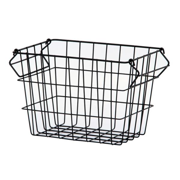 6個入り ワイヤーバスケット スタック C 洗濯カゴ バスケット ランドリーバスケット 収納ボックス...