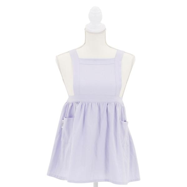 6着セット まとめ買い サーケル お手伝いドレスエプロン ライラック 保育士 ドレス 無地 ガーデニ...