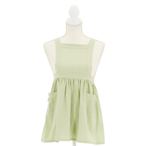 6着セット まとめ買い サーケル お手伝いドレスエプロン ピスタチオ 保育士 ドレス 無地 ガーデニ...