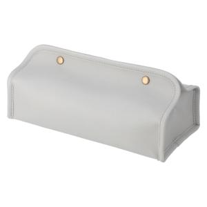 6個セット まとめ買い ＰＵレザー調ティッシュケース グレー おしゃれ ティッシュボックス ボックスティッシュカバー 高級感｜commitand