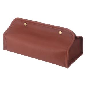6個セット まとめ買い ＰＵレザー調ティッシュケース ブラウン おしゃれ ティッシュボックス ボックスティッシュカバー 高級感｜commitand