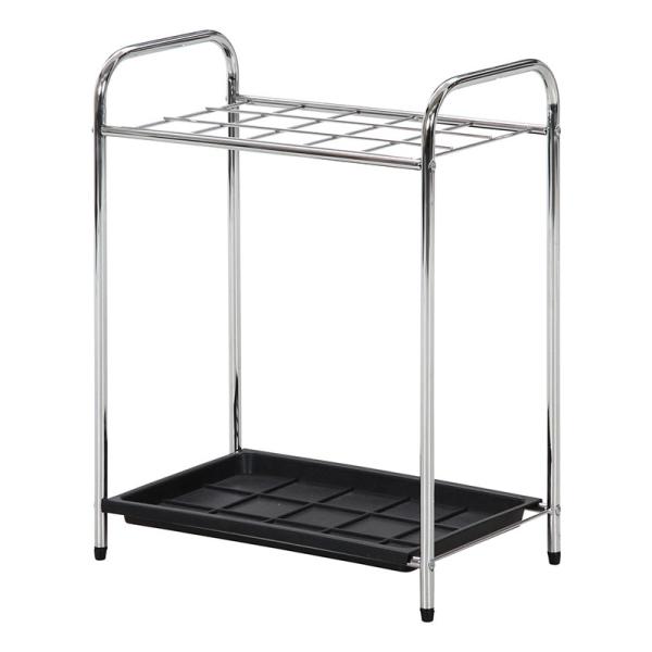 4個入り クロム傘立て 15マス スチール 傘立て 傘たて かさ立て かさ置き 玄関 玄関収納 梅雨...