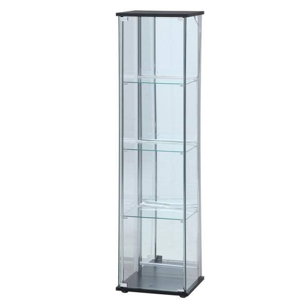 ガラスコレクションケース ４段 背面ミラー ＬＥＤ ライト 大型 ガラスショーケース ガラスケース ...