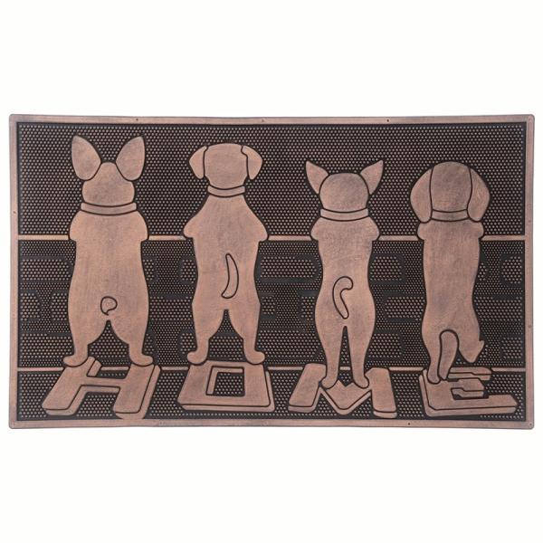 5枚セット ラバーマット ドッグヒップ 幅75×奥行45cm 玄関マット まとめ買い おしゃれ 可愛...