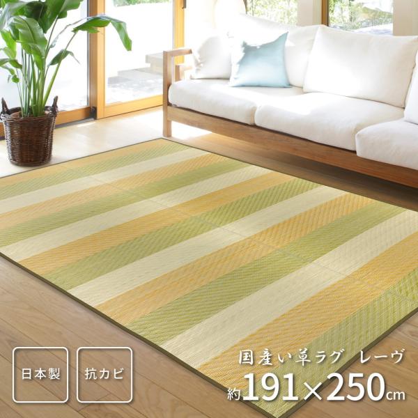 国産い草センターラグ い草ラグ リビングラグ 滑りにくい加工 畳上敷き 畳 い草 茣蓙 い草マット ...