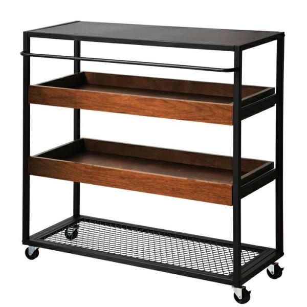 ワゴンラック キャスター付 ワゴン ラック カートワゴン おしゃれ スリム キッチンワゴン キッチン...