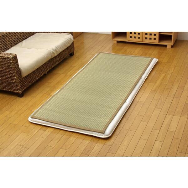 純国産 沖縄ビーグの寝ござ ざわわ ダブル 約128×200cm い草のシーツ 寝ござ 畳み ねござ...