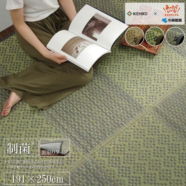 ラグ 国産 純国産 日本製 小林製薬 持続性抗菌剤 KOBA-GUARD 制菌 抗菌防臭  夏 い草...
