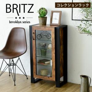 コレクションラック 棚 高さ 90cm 可動棚 飾り棚 ディスプレイ 扉付き ガラス 扉 ガラス棚 アンティーク風 インダストリアル フィギュア 強化ガラス 透明 収納｜commitand