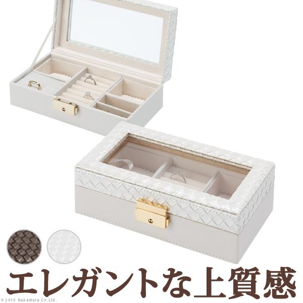 ジュエリーケース アクセサリーケース イントレチャート調ジュエリーボックス 〔アンジェラ〕 フレーム...