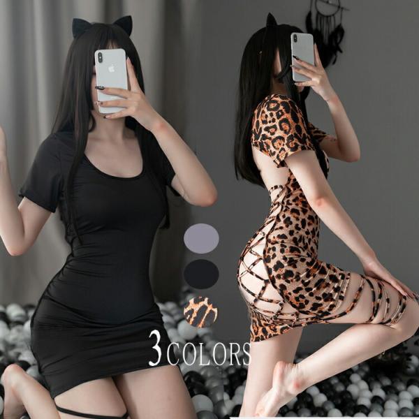 編み上げ ベビードール＆Tバック ランジェリー セクシー コスチューム 仮装 レディース かわいい ...