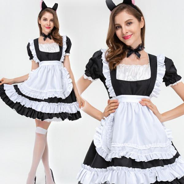 猫耳 メイド服 コスプレ衣装 エロ 過激 大人 女性 レディース セクシー【5430】