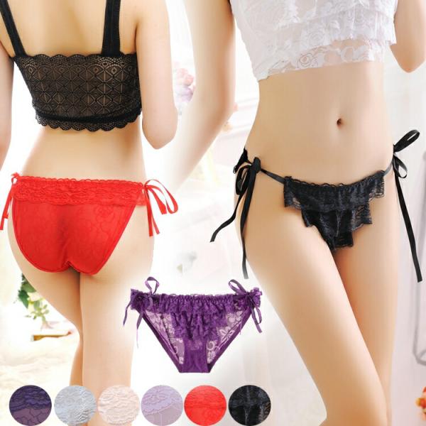 セクシーランジェリー ショーツ レディース 下着 10点アソート 3層フリル 過激 透け透け 大人 ...