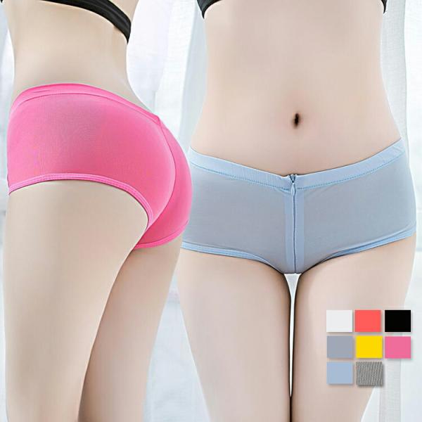 ジッパー付き パンツ ショーツ レディース セクシー下着 透け透け セクシー女性下着 ランジェリー ...
