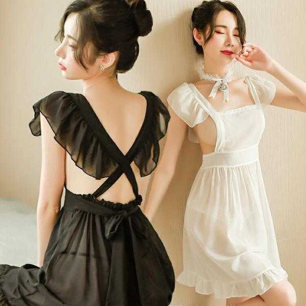 鈴付き ワンピース セクシーランジェリー コスプレ衣装 透け透け エロ 過激 大人 女性 レディース...