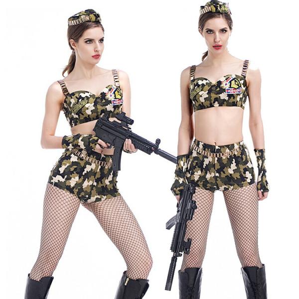 パンツ 迷彩柄 アーミー ポリス 婦警 コスプレ衣装 ハロウィン ハロウィーン エロ 過激 大人 女...