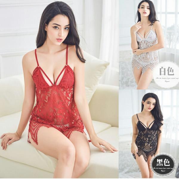 ベビードール＆ショーツ キャミソール セクシー女性下着 ランジェリー 過激 大人 女性 レディース ...