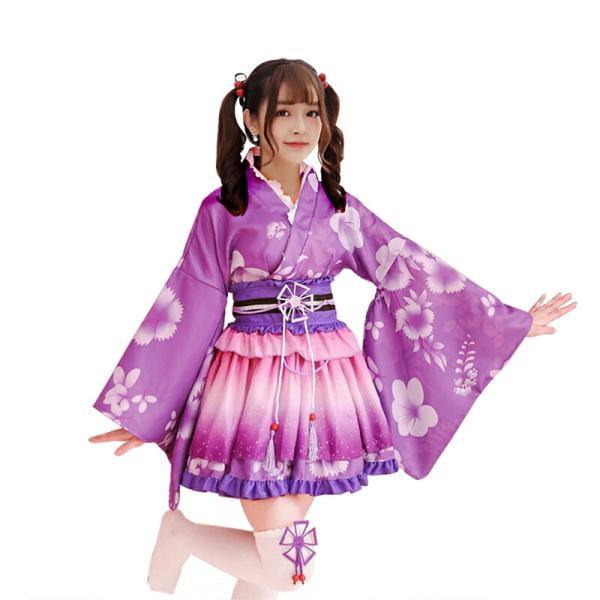 スカート セクシー着物ドレス 浴衣 コスプレ衣装 過激 大人 女性 レディース セクシー【3016】