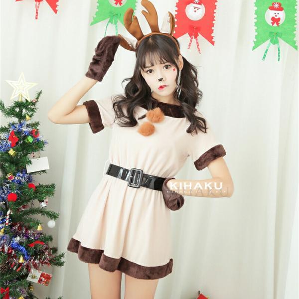 トナカイ ベルト サンタコスチューム クリスマス コスプレ衣装 女性 セクシー コスチューム 仮装 ...