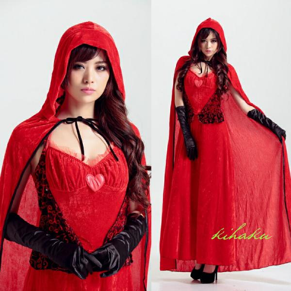 ロング丈 サンタコスチューム クリスマス コスプレ衣装 女性 セクシー コスチューム 仮装 レディー...