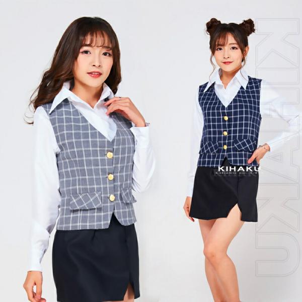 ベスト付 長袖 オフィス レディ ol制服 コスプレ衣装 エロ 過激 大人 女性 レディース セクシ...