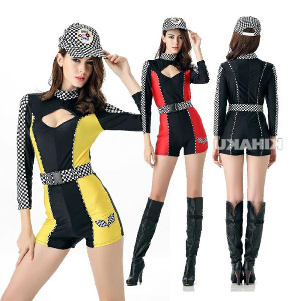 長袖 連体服 チアガール レースクイーン コスプレ衣装 エロ 過激 大人 女性 レディース セクシー...