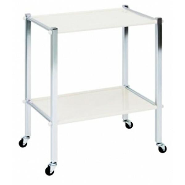 スチールワゴン キャスター付き 日本製 ２段式 業務用 病院 サロン クリニック 医療