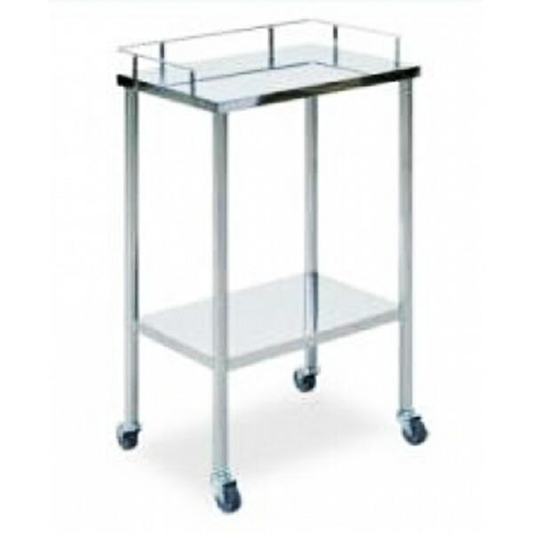 ステンレス製 ワゴン W450×D300×H750 日本製 業務用 ステンレス製器械卓子 2段 国産...