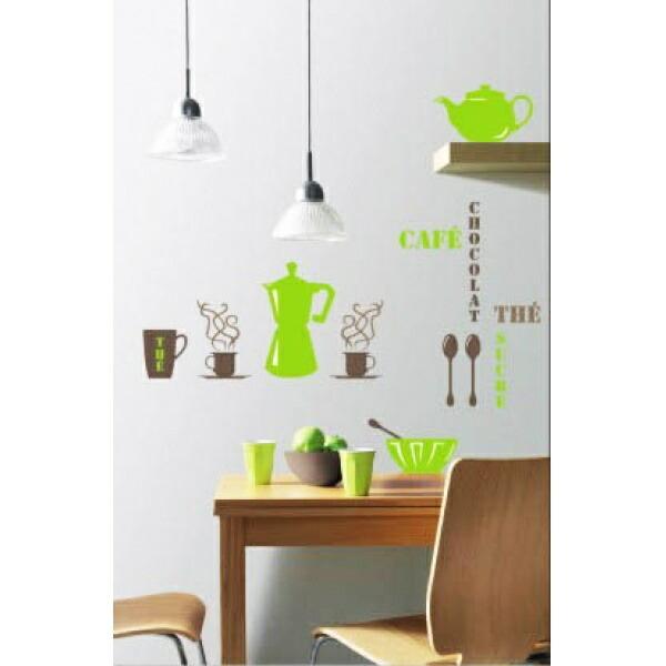 ウォールステッカー 壁ステッカー カフェ気分 おしゃれ かわいい 北欧 カントリー レトロ インテリ...