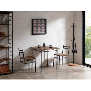 LIKE VINTAGE ダイニング3点セット 2人用 2人掛け テーブル おしゃれ 北欧 シンプル...