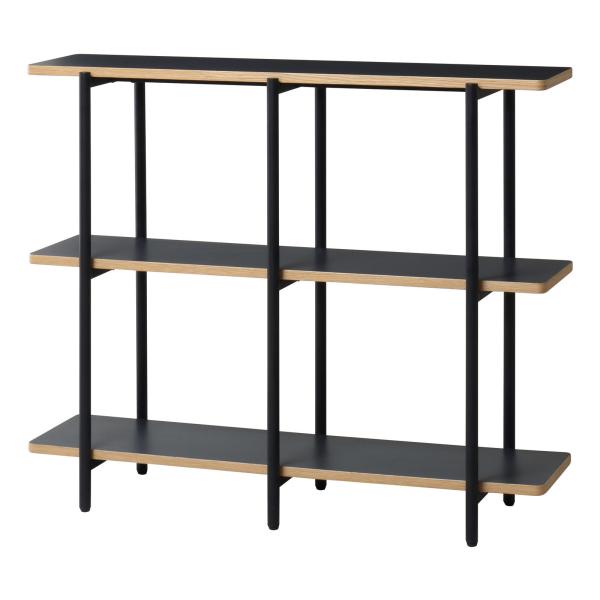 STUDIO ラック3段 オープンラック 飾り棚 幅100cm ディスプレイラック リビング収納 木...