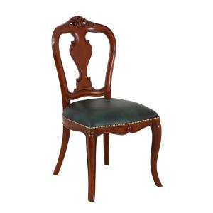 チェア ブラウン ヴァーサチェア アームレスチェア 椅子 ダイニングチェア おしゃれ 高級感 クラシ...