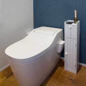 コンパクトトイレラック スリム 収納 省スペース ブラシ 掃除道具トイレ収納 隙間ラック シンプル かわいい 完成品｜commitand