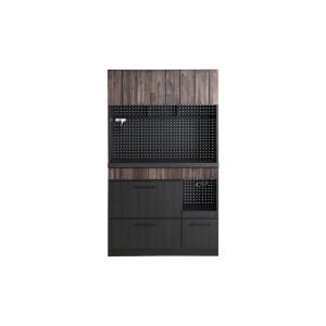 RESE(レセ) 105KB C (板扉上台・引出下台) キッチンボード 食器棚 無垢 木製 コンセ...
