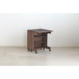 TF-60 desk   折りたためるコンパクトデスク キャスター付き リビング学習 パソコンデスク...