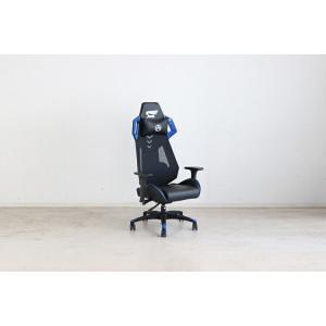 SeAGA-02 ゲーミングチェア BL 肘の高さと向きの調整 リクライニング 高昇降機能 オフイスチェア パソコンチェア ワークチェアー キャスター｜commitand