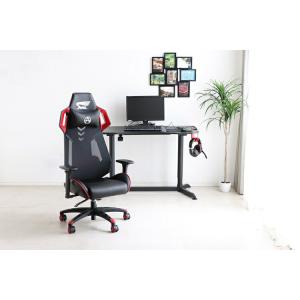 SeAGA-02 ゲーミングチェア レッド 肘の高さと向きの調整 リクライニング 高昇降機能 オフイスチェア パソコンチェア ワークチェアー キャスター｜commitand