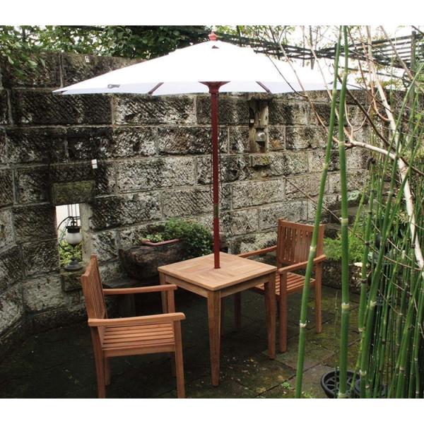 4.0mφ アンブレラ のみ ホワイト ※ベース別売り パラソル ガーデン 庭 日よけ カフェ風 ホ...
