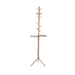 天然木をふんだんに使ったナチュラルシリーズ  組立家具/NATURAL SIGNATURE ポールハンガー ハンガーラック 洋服掛け おしゃれ コートハンガー 衣類ハンガー｜commitand